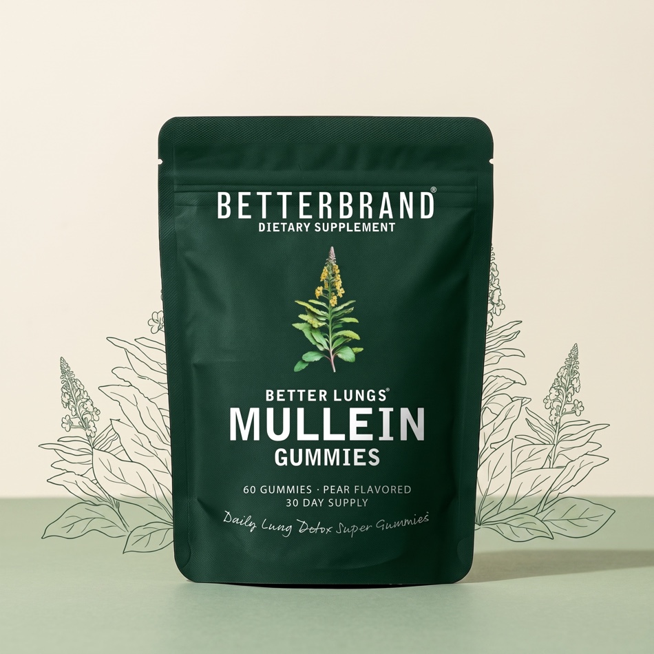 BetterLungs Mullein Gummies pouch